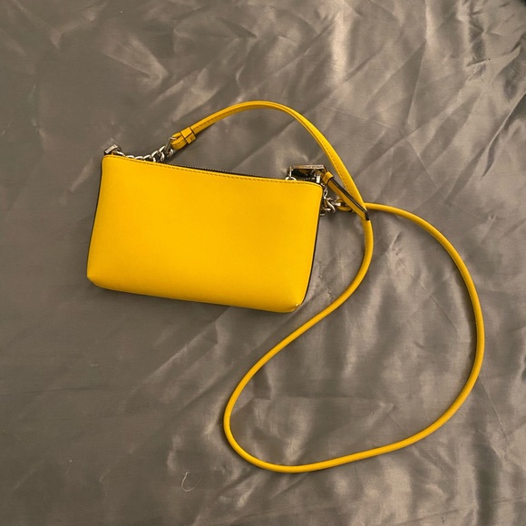 Calvin Klein Handbag - Small Bright Yellow Bag - Picture 5 of 12